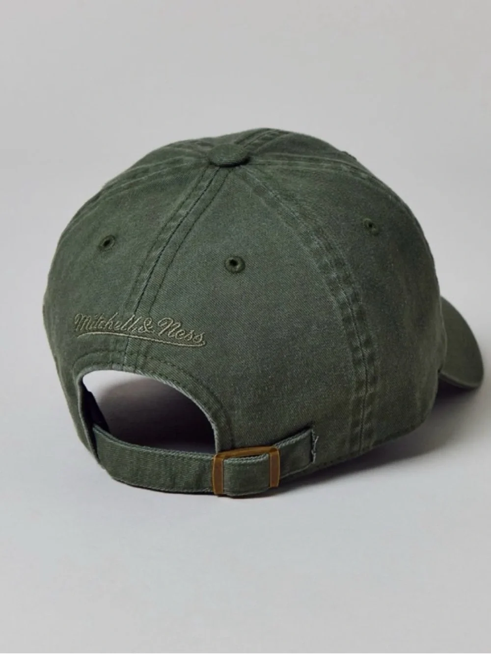Mitchell & Ness MLB NY Yankees Tonal Logo‎ Dad Hat, MOSS GREEN